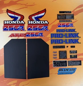 Honda 1986 ATC250R Complete Decal Kit OEM Fenders ATC 250R 250 86 - Picture 1 of 3