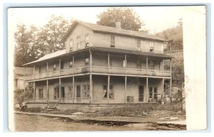 Galeton PA 1904-1918, Pensilvania - Traveler's Home Hotel Street View - Imagen 1 de 4