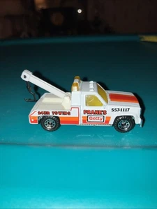 Vintage Matchbox Superfast GMC Wrecker Truck Towing Tow MB-71 Franks Truck 1980s - Picture 1 of 12