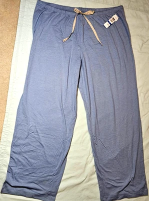 HUE Pajama pants XL-new with tags-Light blue-elastic waist/drawstring - Image 1 of 4