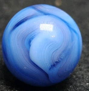 Vintage Marmor - Champion Blue Swirl  - Bild 1 von 7