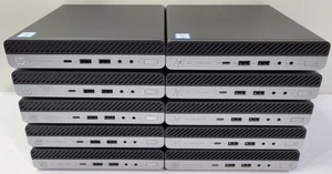 LOT 10 HP EliteDesk 800 G3 DM 35W Mini 2.50GHz Core i5 6500T 8GB RAM NO HDD/SSD - Picture 1 of 9