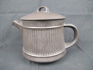 Dansk Flamestone geriffelt braun Teekanne & Deckel - Bild 1 von 5