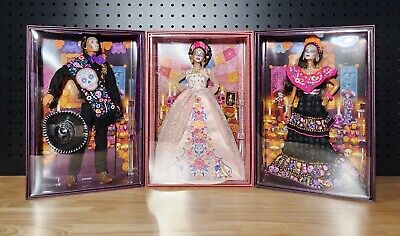 2020 & 2021 Barbie & Ken Dia De Los Muertos Signature Doll Mattel New In Box HTF • 369.32$