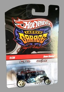 Hot Wheels 2010 Bone Shaker Larry's Garage Series azul oscuro 11/39 RR5SP 1:64 Noc - Imagen 1 de 16