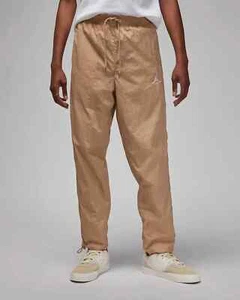 Jordan Essentials Warm Up Trousers Beige Size S Repel Joggers FB7292 200 New - Picture 1 of 12
