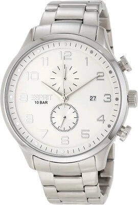  Esprit Cerritos Chrono Silver ES105581007 Men's Watch, 45mm, Japanese movement - Image 1 of 4