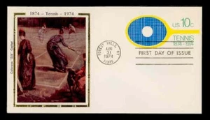 U569 BUSTA CENTENARIO TENNIS FDC - COLORANO - Foto 1 di 2
