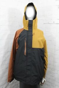 686 GLCR GoreTex Core Shell Snowboard Jacket, Mens XL, Golden Brown New 2022