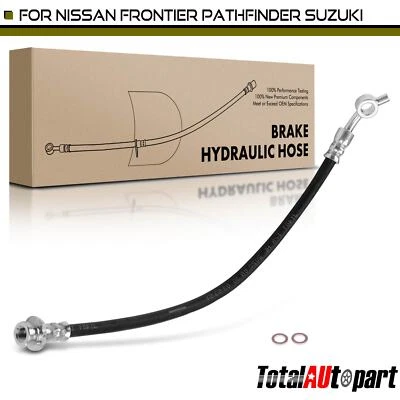 Manguera hidráulica de freno para Nissan Frontier Pathfinder Xterra 46211EA00A delantera izquierda Foto 1 de 4