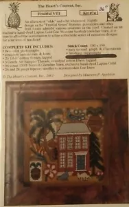 THE HEART'S CONTENT FRUITFUL VIII CROSS STITCH KIT THREAD LINEN - Picture 1 of 3