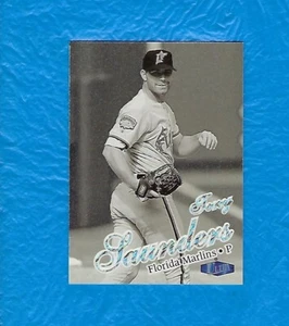 TONY SAUNDERS 1998 FLEER ULTRA PLATINUM MEDALLION #179P FLORIDA MARLINS #85/100 - Picture 1 of 2