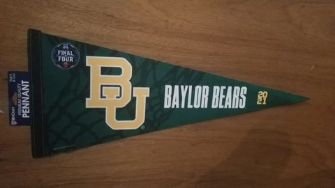 2021 Final Four 12x30 Premium Pennant Baylor Bears Cover