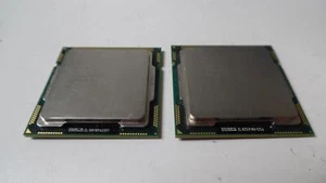 Pair of Dual-Core i3-550 3.2GHz CPUs - Socket 1156 - SLBUD . Tested - Picture 1 of 3