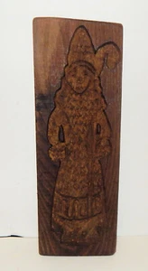 Vintage großer Clown holländisch handgesehnt Holzspekulatius Lebkuchen Kekse Form - Bild 1 von 7