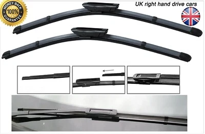 For Smart ForTwo 2014-2024 Brand New Front Windscreen Wiper Blades 20"14" - Image 1 of 4