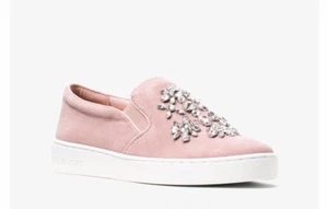 NEU MICHAEL KORS Keaton verziert Wildleder Leder Slipper Größe 9,5M - Bild 1 von 5