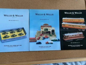 3 WALLIS & WALLIS AUCTION CATALOGUE'S TOYS 2000 DIE-CAST TIN PLATE + SOLDIERS - Picture 1 of 7