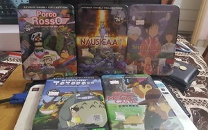 HAYAO MIYAZAKI 5 FILM DVD SET HOWLS MOVING CASTLE MY NEIGHBOUR TOTORO TIN SET ED - Picture 1 of 6
