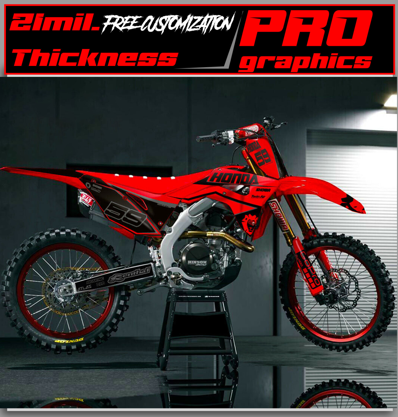 Honda CRF250 CRF 250 Rally Decals Sticker Graphics 20172020 Motorbike