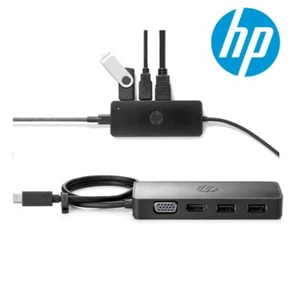HP USB-C Travel Hub G2 ADAPTOR DOCKING STATION HDMI VGA BLACK WINDOWS 10 11 - Picture 1 of 6