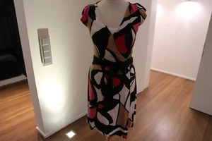Diane von Fürstenberg Kleid Wickelkleid Gr. 6 Seide Damen Dress - Bild 1 von 11