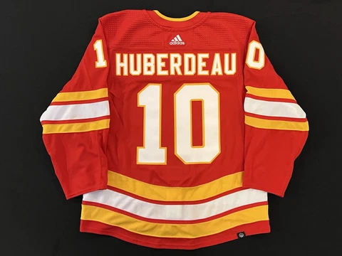 Calgary Flames Jonathan Huberdeau TI MiC Jersey Cover