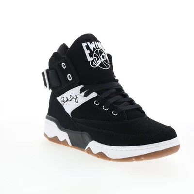 Ewing Athletics 33 HI baskets pour hommes en nubuck noir - Photo 1/4