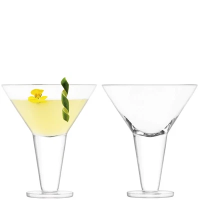 LSA International Rum Martini Glass 10.1 fl oz Clear x 2 Foto 1 de 4