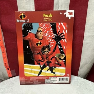 UNGLAUBLICHE 2 Rahmen Tablett Puzzle Elastigirl & Dash 2018 Disney Fortsetzung Pixar 2018 - Bild 1 von 3