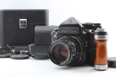 Meter OK [N MIN + Grip, Case] Pentax 6x7 TTL M-up Film Camera 105 mm... - Immagine 1 di 4