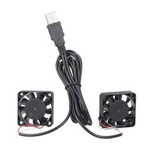 Ventilateur de Refroidissement 40x40x10MM USB 5V Ventilateur de Refroidissement Portable pour Tablette TV Récepteur Routeur - Photo 1/8