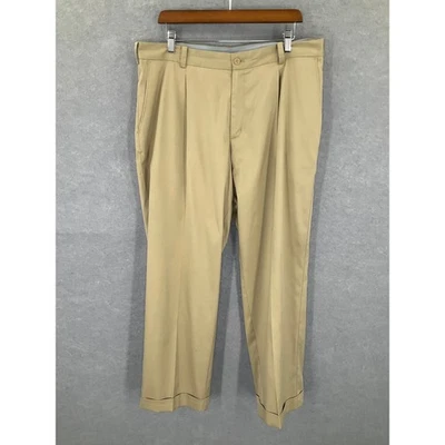 Pantalones de golf plisados Nike Golf Tour Performance Dri FIT para hombre 36x29 beige Foto 1 de 4