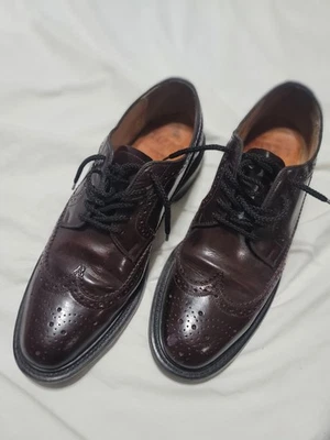 Luis mens brown leather slippers,  made in West Germany,size 10-10 1/2, narrow - Image 1 of 4