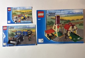 Lego City 7637 Farm &bull; Complete With Mini Figures And Instruction Booklets