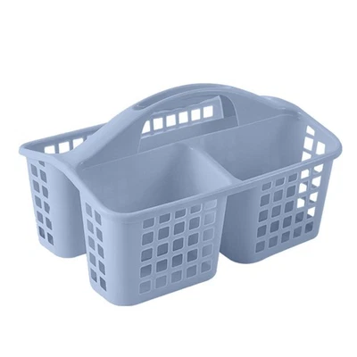 Portable Shower Caddy Basket Bucket Plastic Divided Cleaning Bathroom Basket  - Image 1 of 4