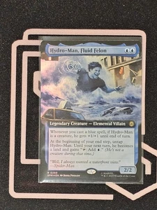 LÁMINA de arte extendida Hydro-Man Fluid Felon 0250 Magic The Gathering rara  - Imagen 1 de 1