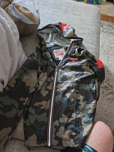 Levi's Big Kids Boys Athletic Camouflage Windbreaker Jacket Sz Lg/ 12-13 Yrs - Picture 1 of 9