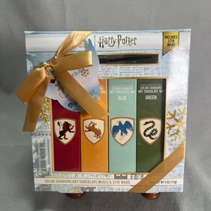 Harry Potter Color Changing House Hot Chocolate Mixes & Stir Wand Cocoa Gift Set - Picture 1 of 6