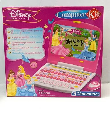 Clementoni 12107 COMPUTER KID DISNEY PARLANTECON VOCE DI CENERENTOLA CON 12 ATTI - Immagine 1 di 2