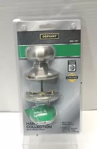 Defiant Closet Passage Door Knob Satin Nickel 883767 - Picture 1 of 6