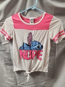 Girls Disney Stitch Shirt Size 14/16 - Picture 1 of 3