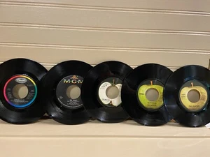 BEATLES - (LOT 5) Hey Jude/Something/Get Back/ My Bonnie/Winding Rd 45rpm Ex+ - Picture 1 of 2