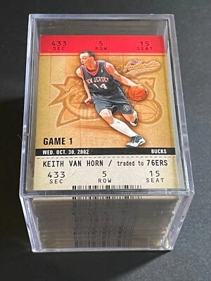 2002-03 Fleer Authentix Basketball Set 1-100 Michael Jordan Kobe Bryant - Image 1 of 4