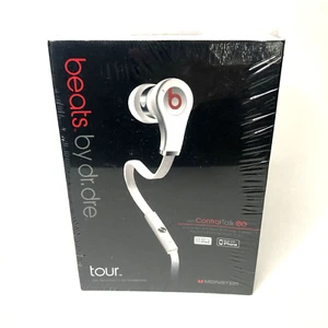 Auriculares intrauditivos Monster Beats by Dre Beats Tour blancos sellados de fábrica NUEVO - Imagen 1 de 11