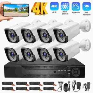Camaras De Seguridad Para Casa Oficina Home Security Camera System 8 Cameras US - Picture 1 of 26
