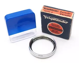 Voigtlander Portrat-Vorsatz 4m-2m 347/41 40.5mm Close Up Lens - UK Dealer - Picture 1 of 5