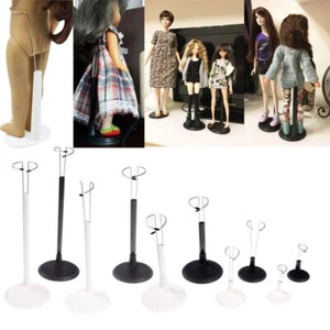 Cute Adjustable Metal Doll Dummy Puppet Wrist Stand White/Black Holder Brackets - Picture 1 of 22