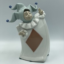 Lladro NAO 'Ace of Diamonds’ Playing Cards Jester/Joker/Clown #1279 • VGC • Rare