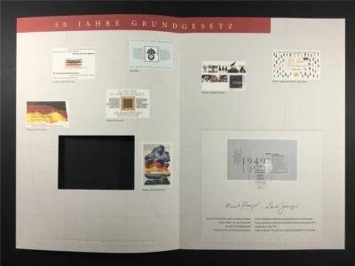 GERMANY ART-EDITION 1999/18 BLOCK 48 GRUNDGESETZ - Image 1 of 4